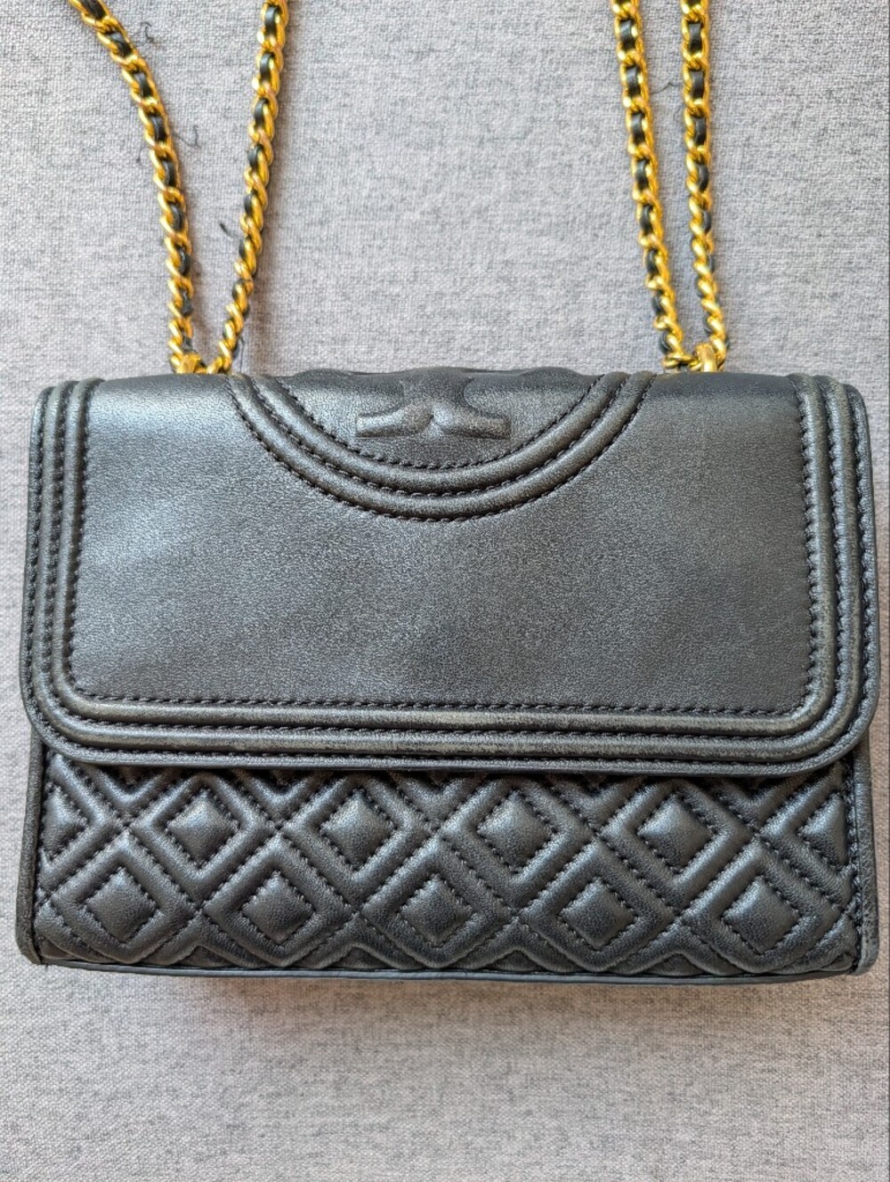 Black Quilted Tory Burch